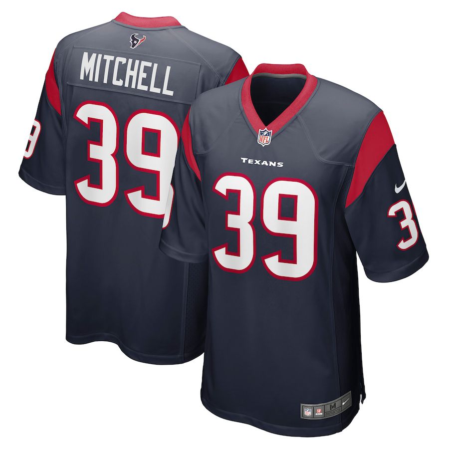 Men Houston Texans #39 Terrance Mitchell Nike Navy Game NFL Jersey->houston texans->NFL Jersey